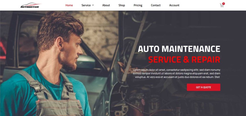 Automotive WordPress theme - CyberChimps