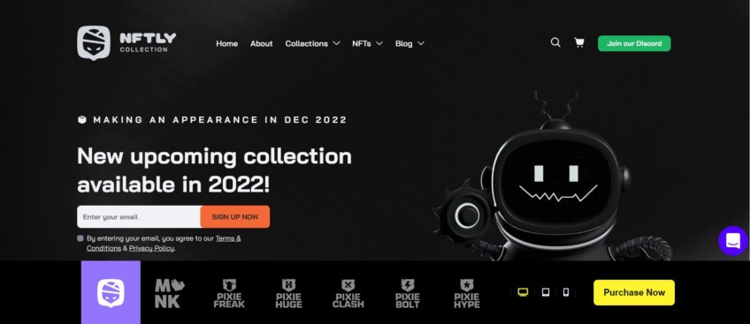 NFTLY – NFT Marketplace WordPress Theme