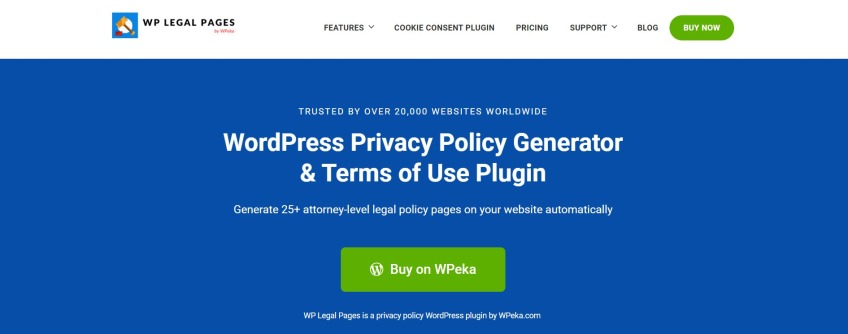 WP Legal Pages Top WooCommerce plugins for WordPress- WP Legal Pages