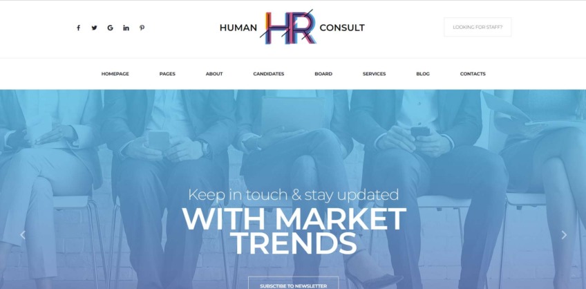 HR Human Consult – Searching & Recruiting WordPress Theme
