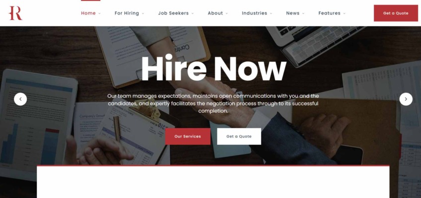 Hryzantema – Human Resources & Recruiting WordPress