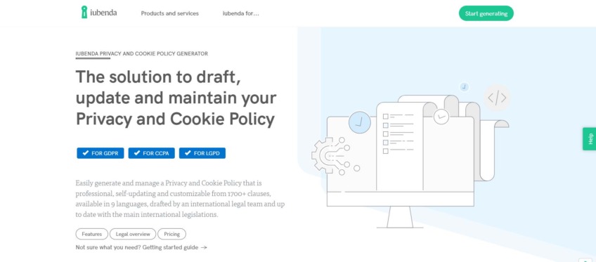 Iubenda - Privacy Policy Generator