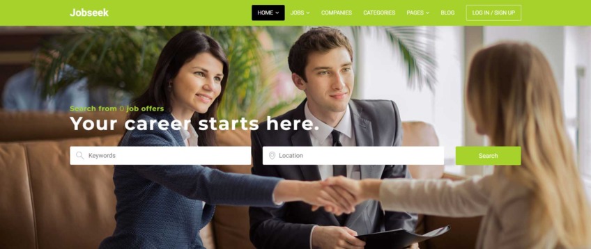 Jobseek – Job Board WordPress Theme