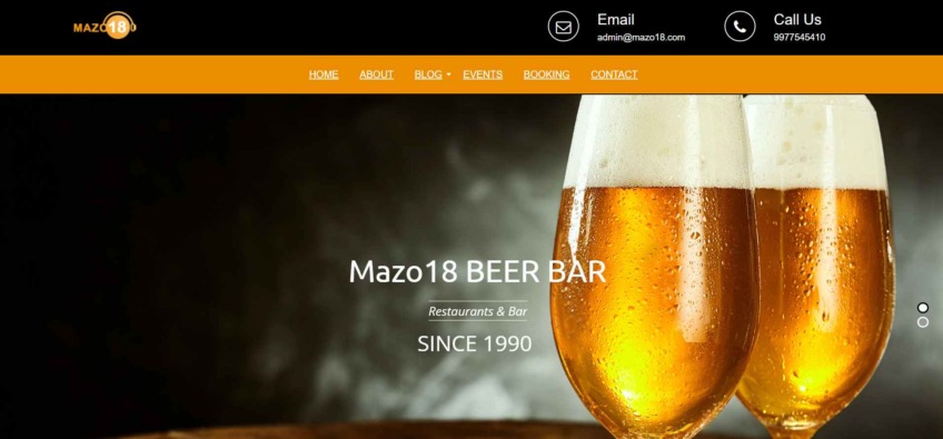 Mazo18 Night Club WordPress Theme