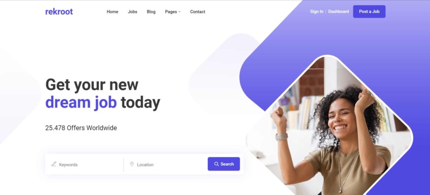 Rekroot – Recruitment Agency Elementor WordPress Theme