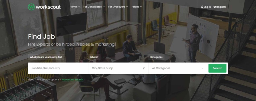 WorkScout – Job Board WordPress Theme