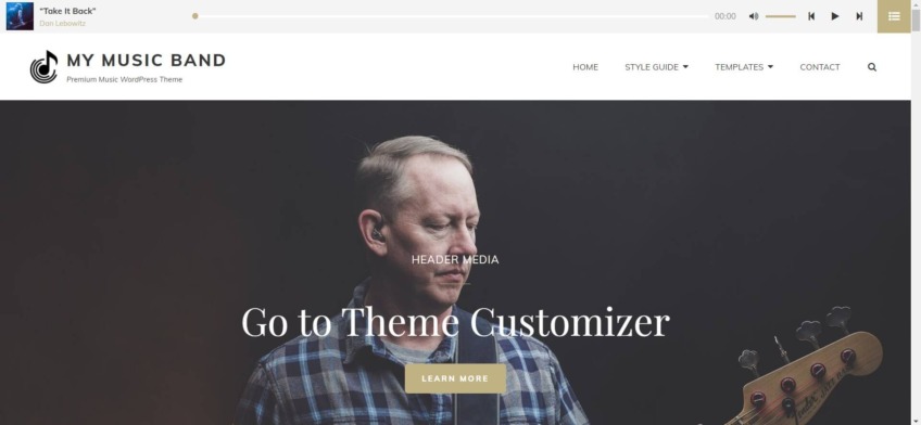 My Music Band- wordpress theme for music