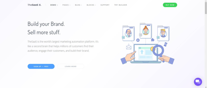 TheSaaS X entrepreneur wordpress Themes