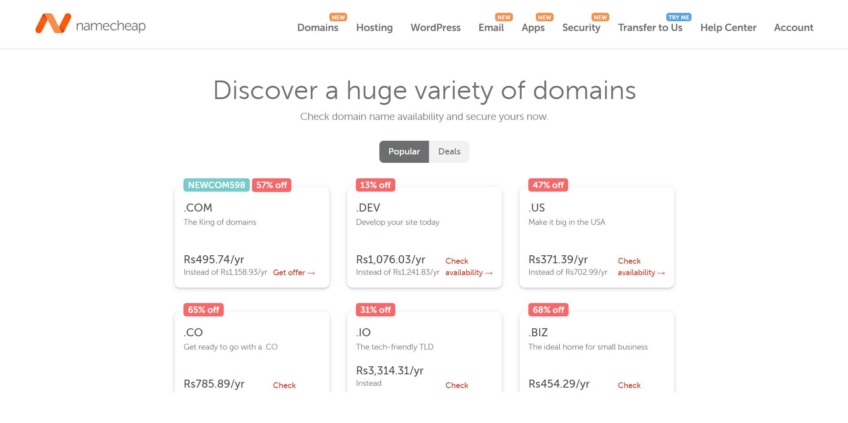 namecheap