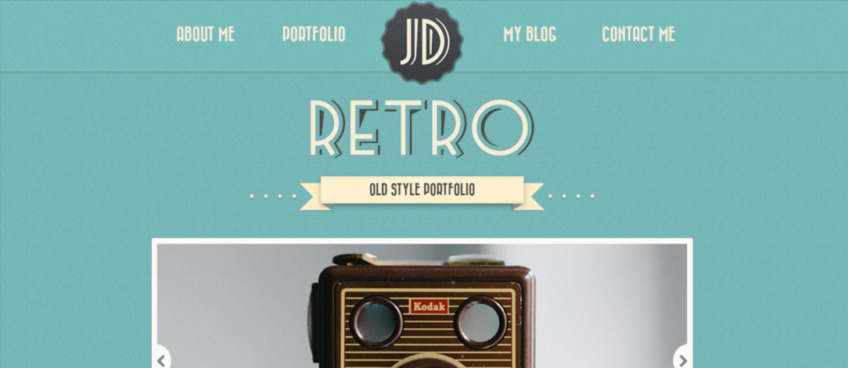 Retro One Page WordPress Theme