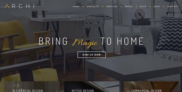 Archi - Architecture WordPress themes
