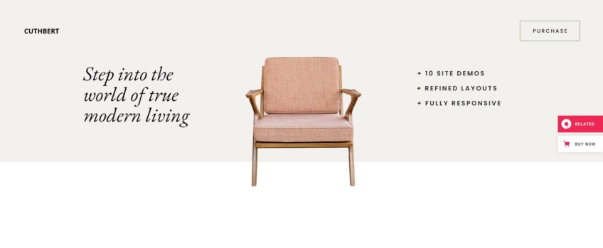 Cuthbert - Best interior design website template