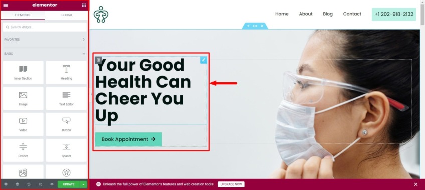 doctor website update