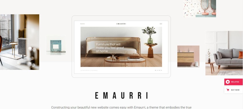 Emaurri - Highly customizable interior design theme