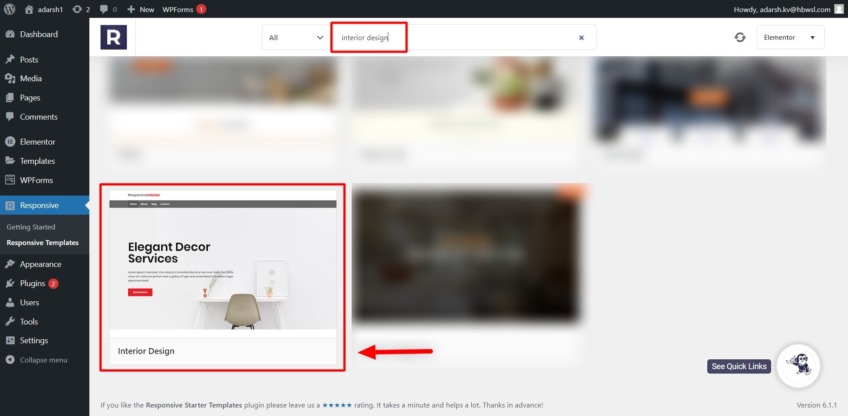 interior design template
