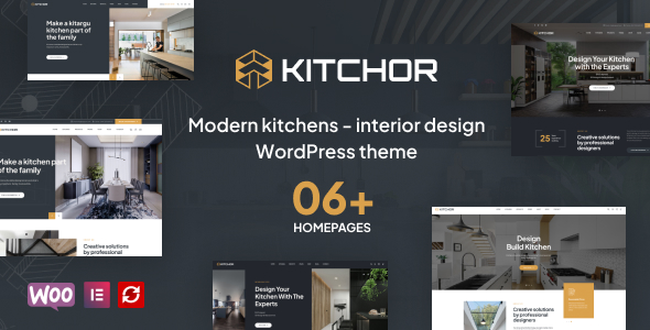 Kitchor interior design WordPress Theme