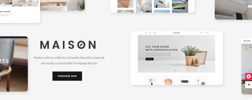 Maison - Best interior design website templates