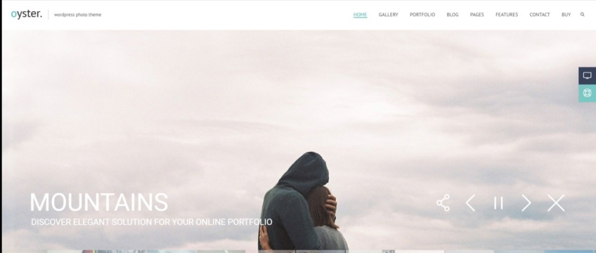 oyster WordPress theme