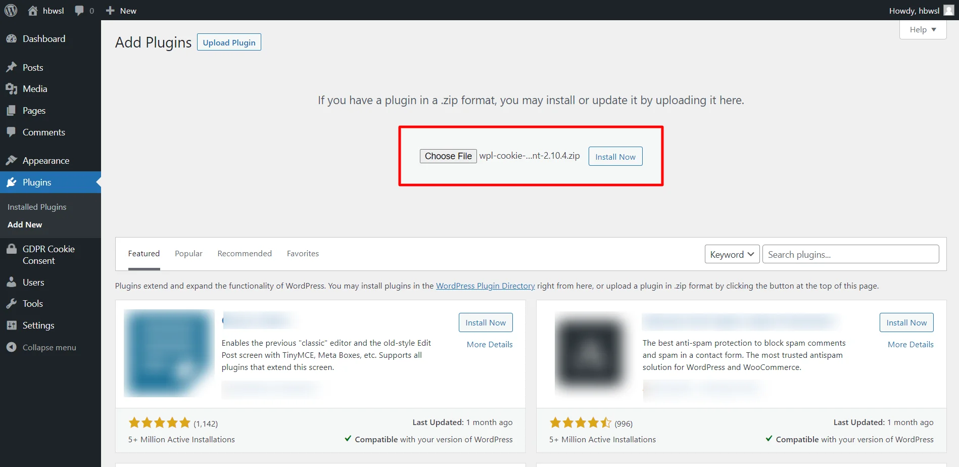 installing the plugin - pro version