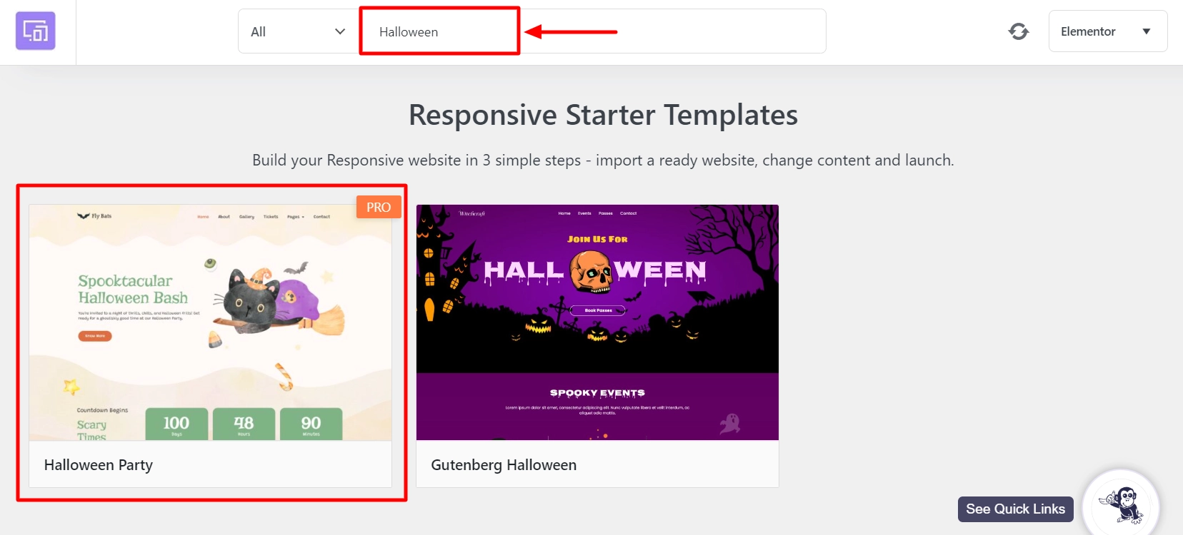 Pro Halloween party template