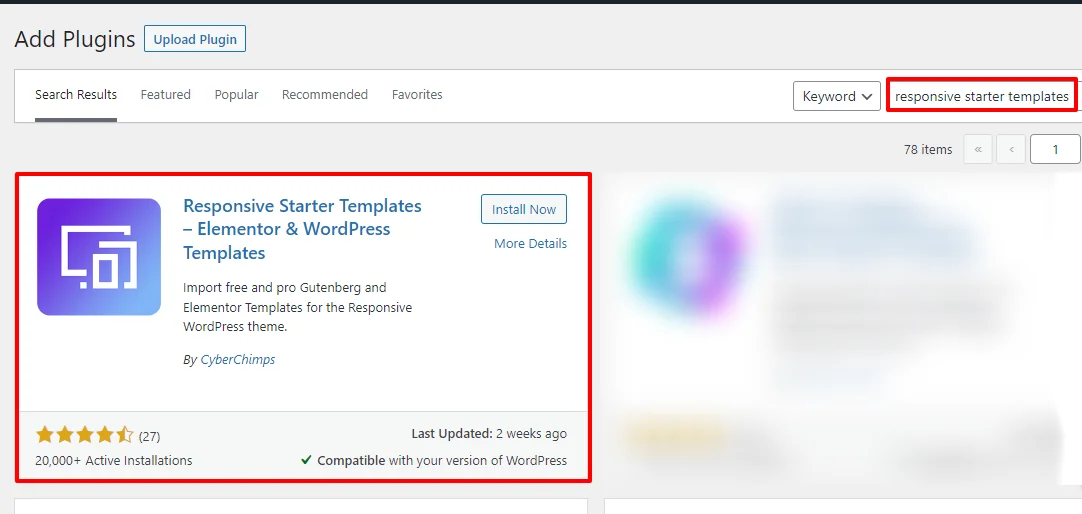 Search for Responsive Starter Templates
