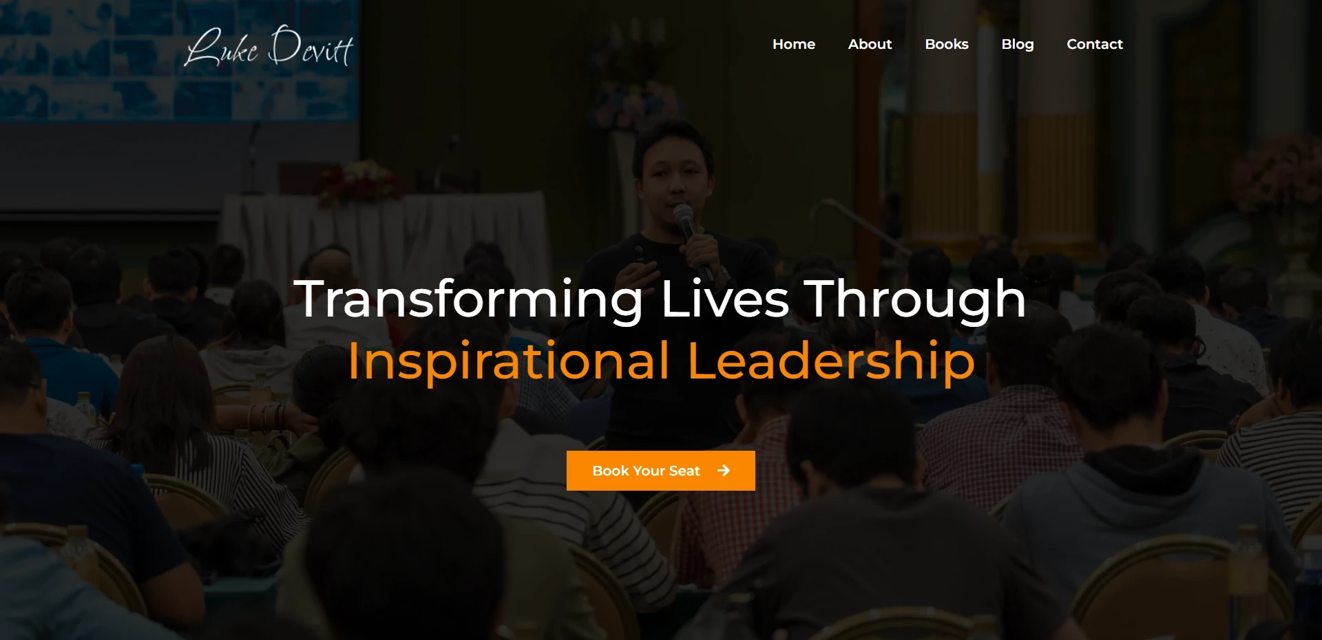 Public Speaker website template