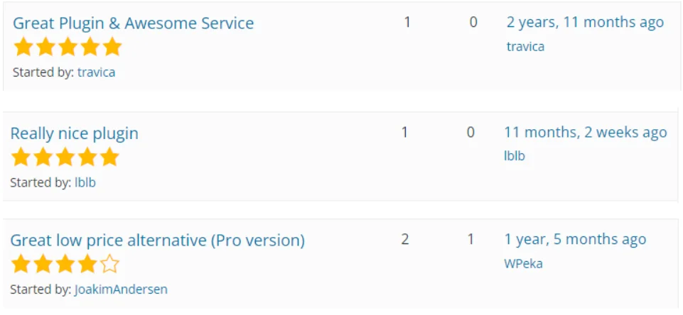 WP Cookie consent review and ratings 