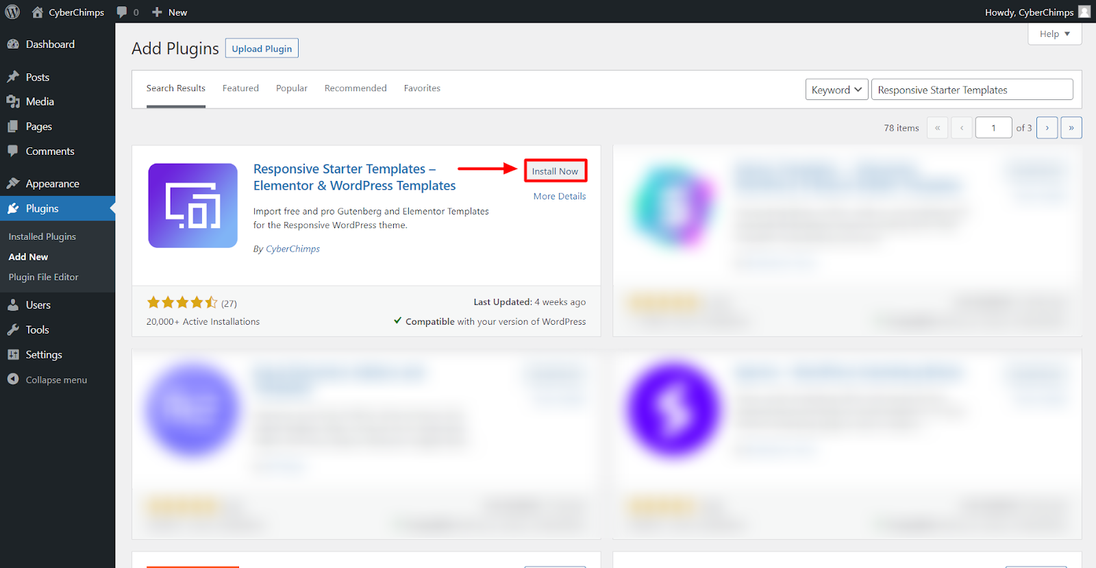 Install Now and then Activate.
