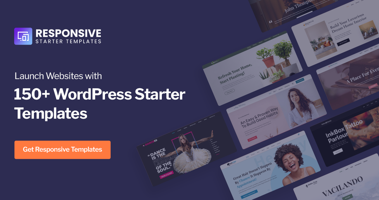 Features of Starter Templates