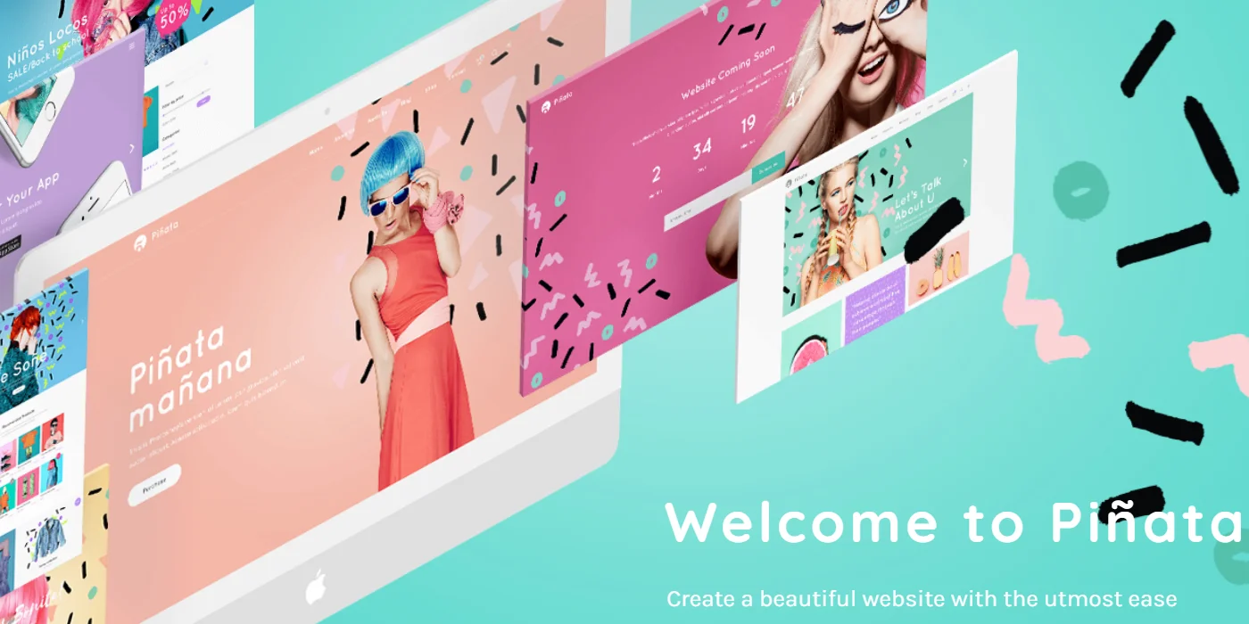 Pinata Theme for graphic designers