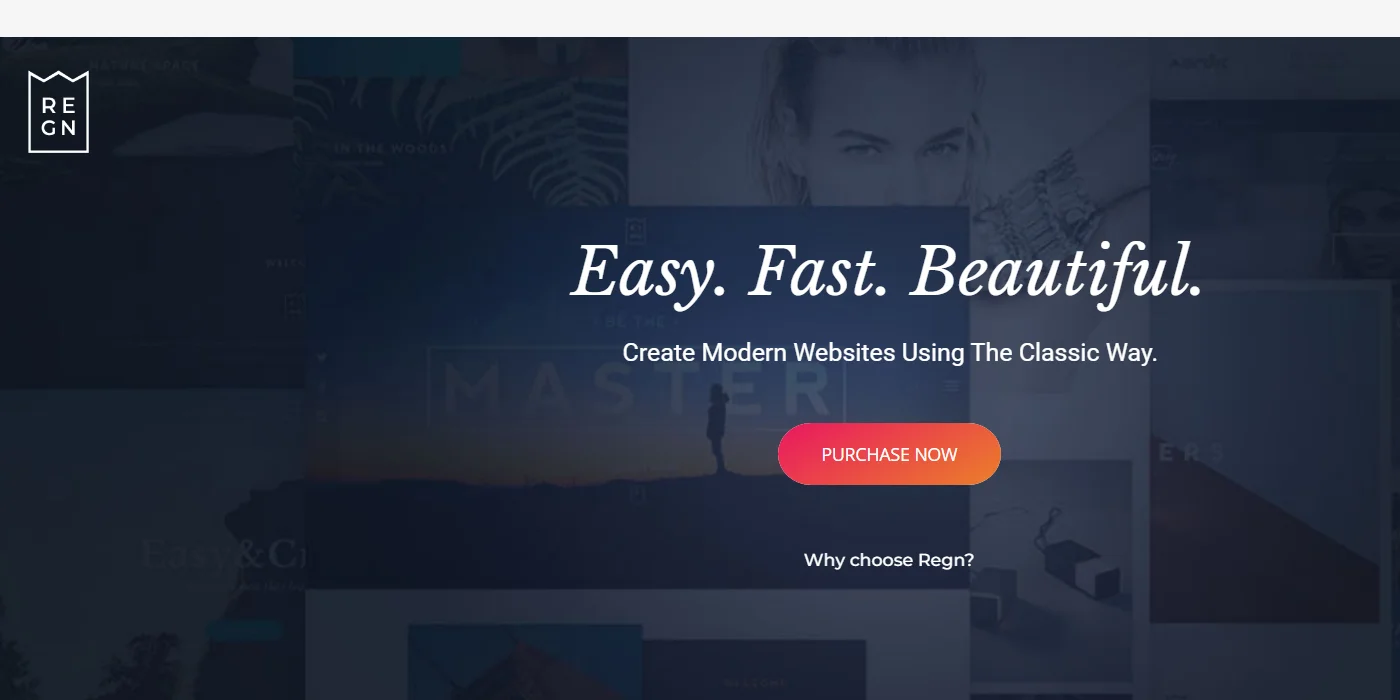 Regn graphic designer theme