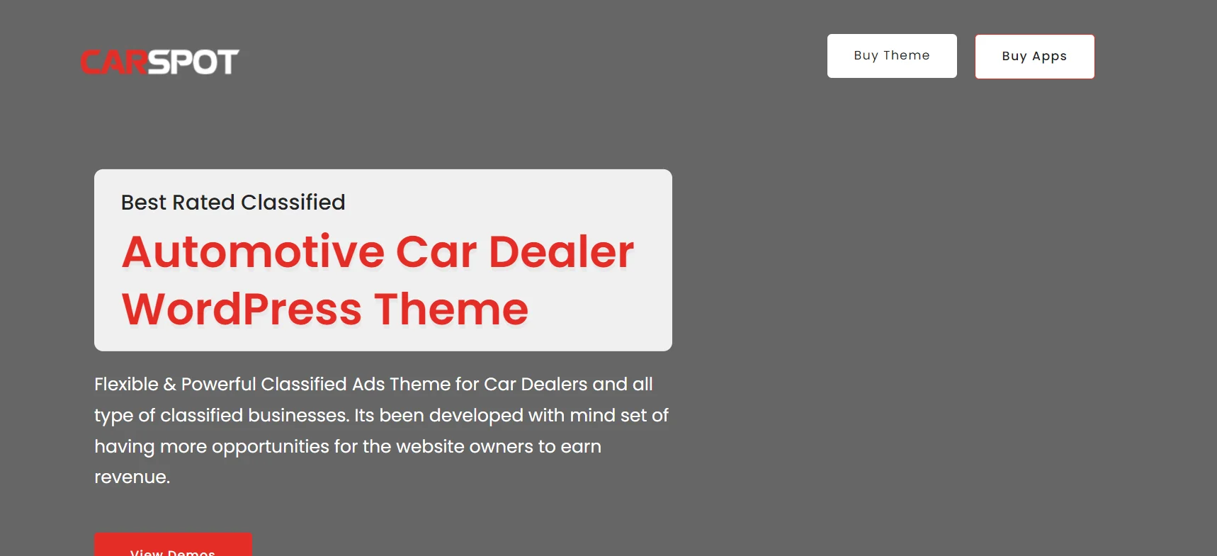 arSpot – Dealership Wordpress Classified Theme