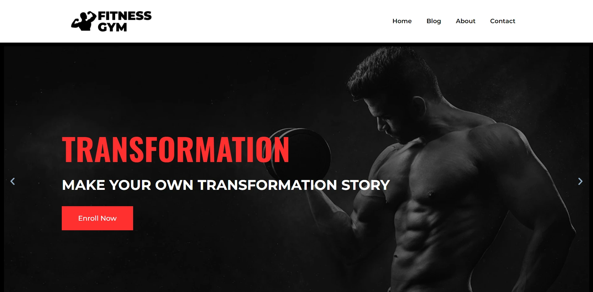 Fitness WordPress theme