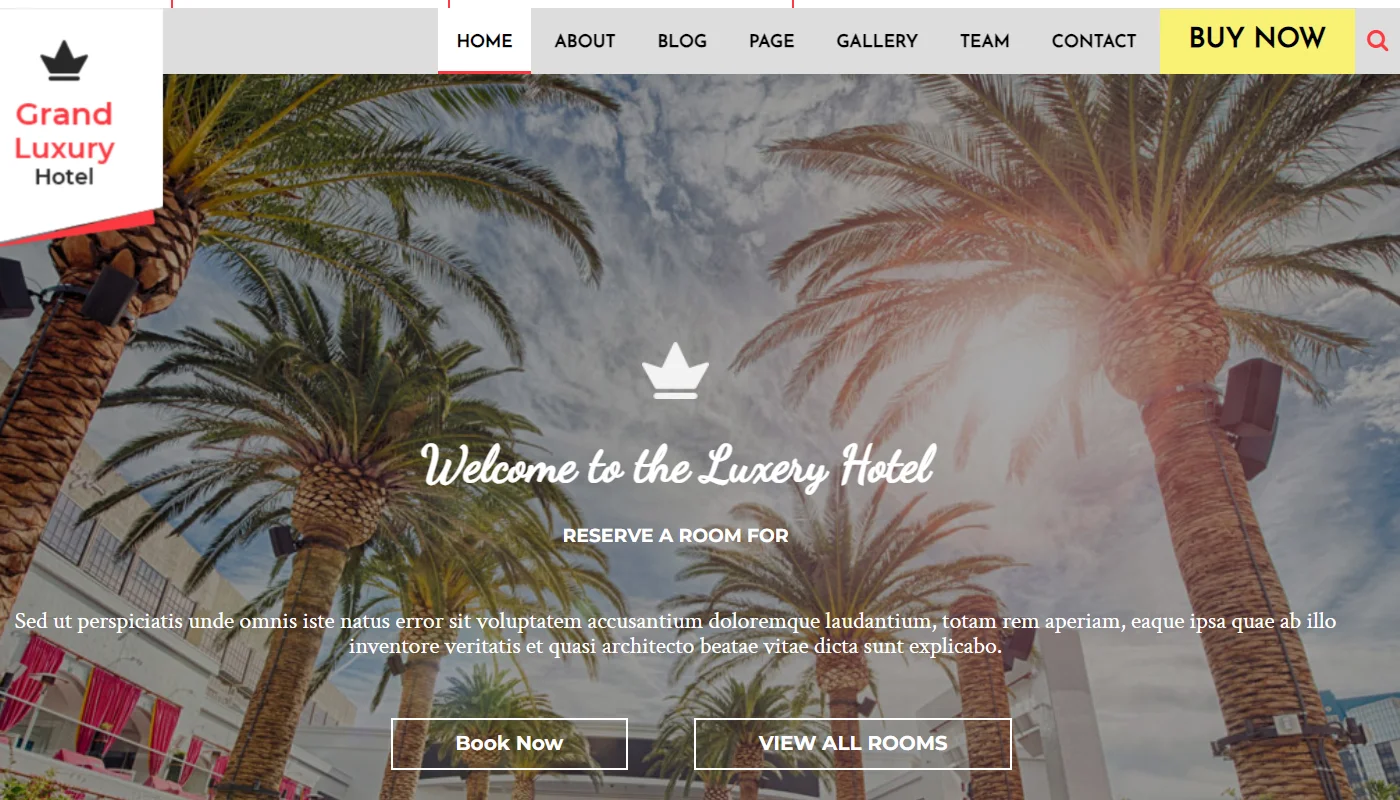 Hotel Resort theme