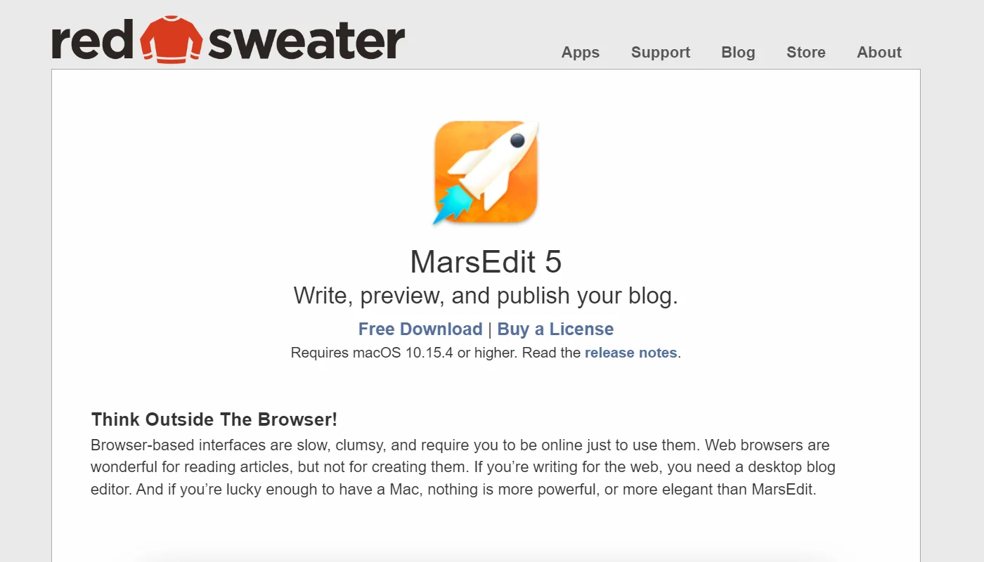 MarsEdit 5: offline blog editor