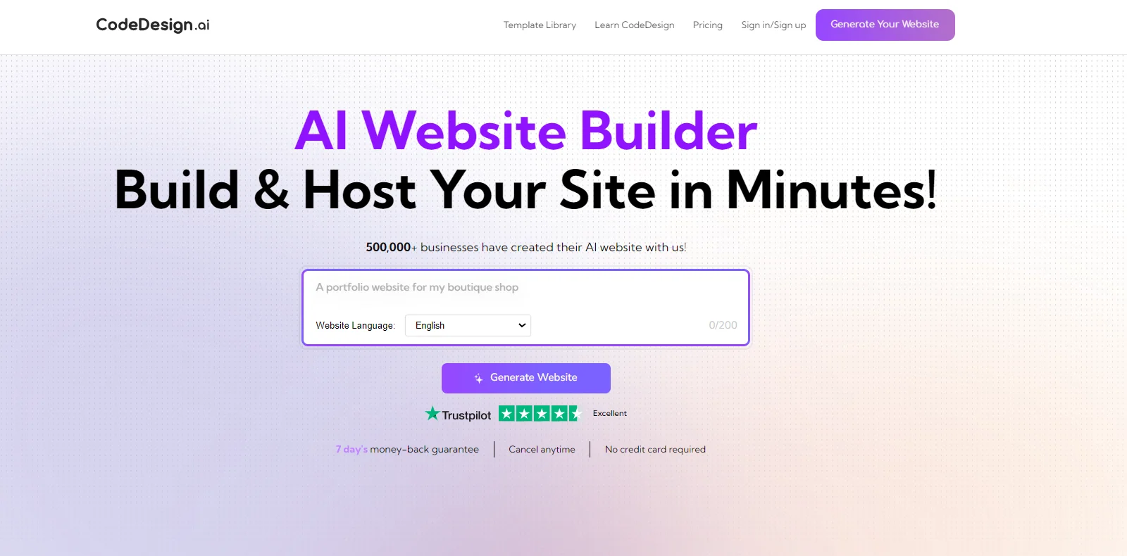 CodeDesign.ai- AI website Builder