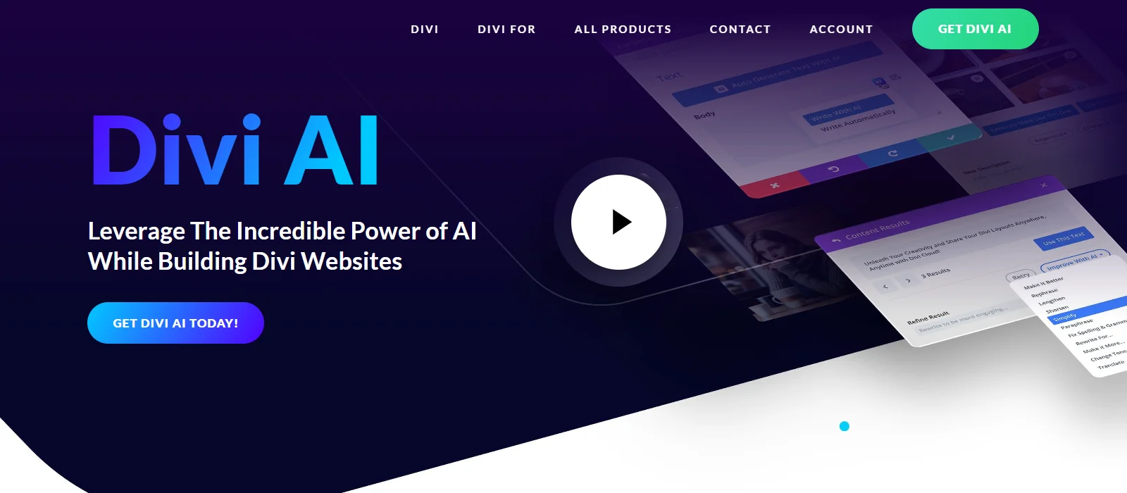 Divi-AI- free ai website builder