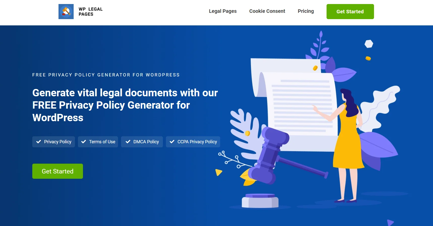 WP Legal Pages Plugin
