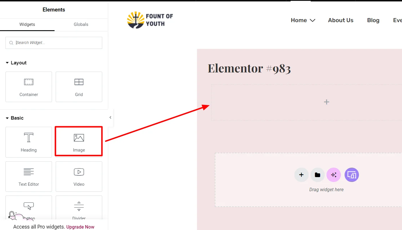 Dragging and dropping Elmenets