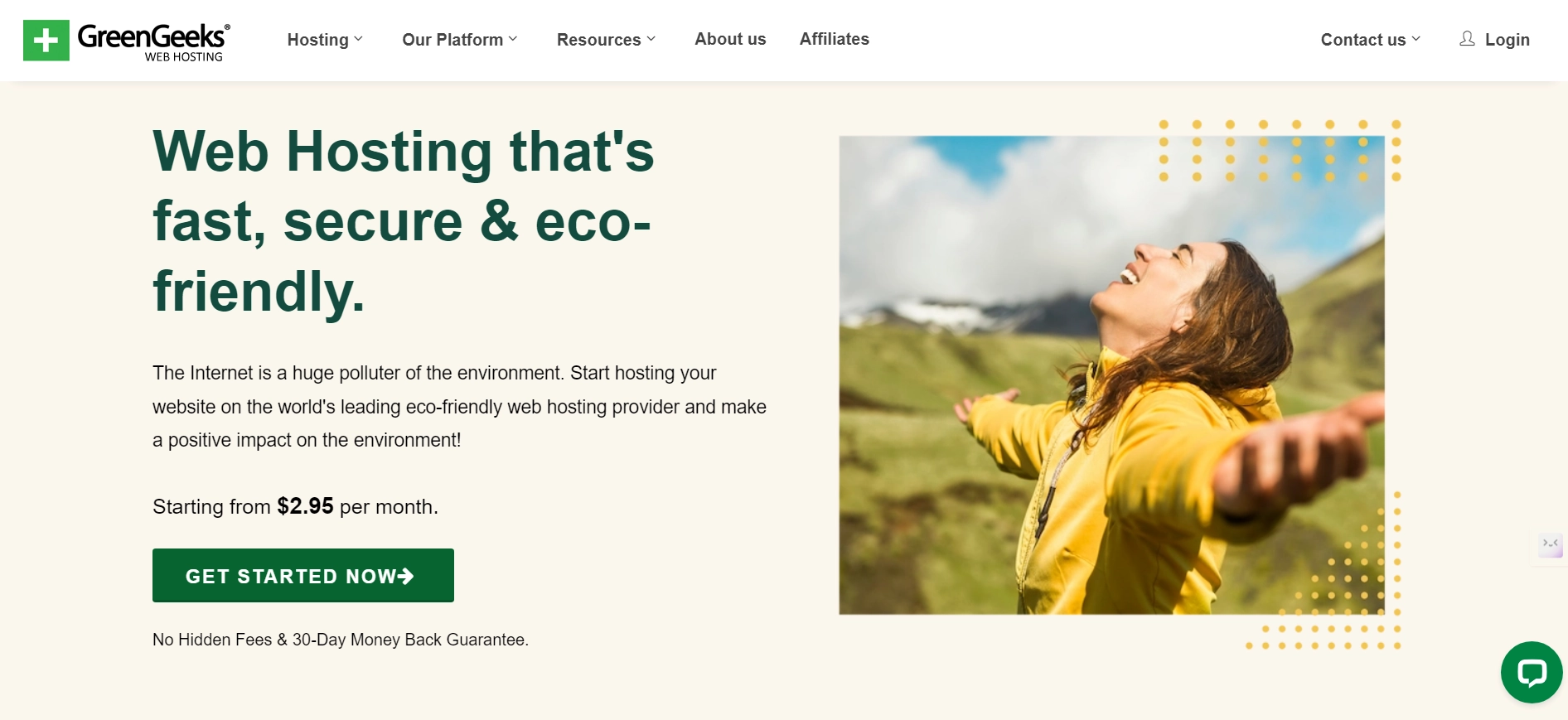 GreenGeeks web hosting