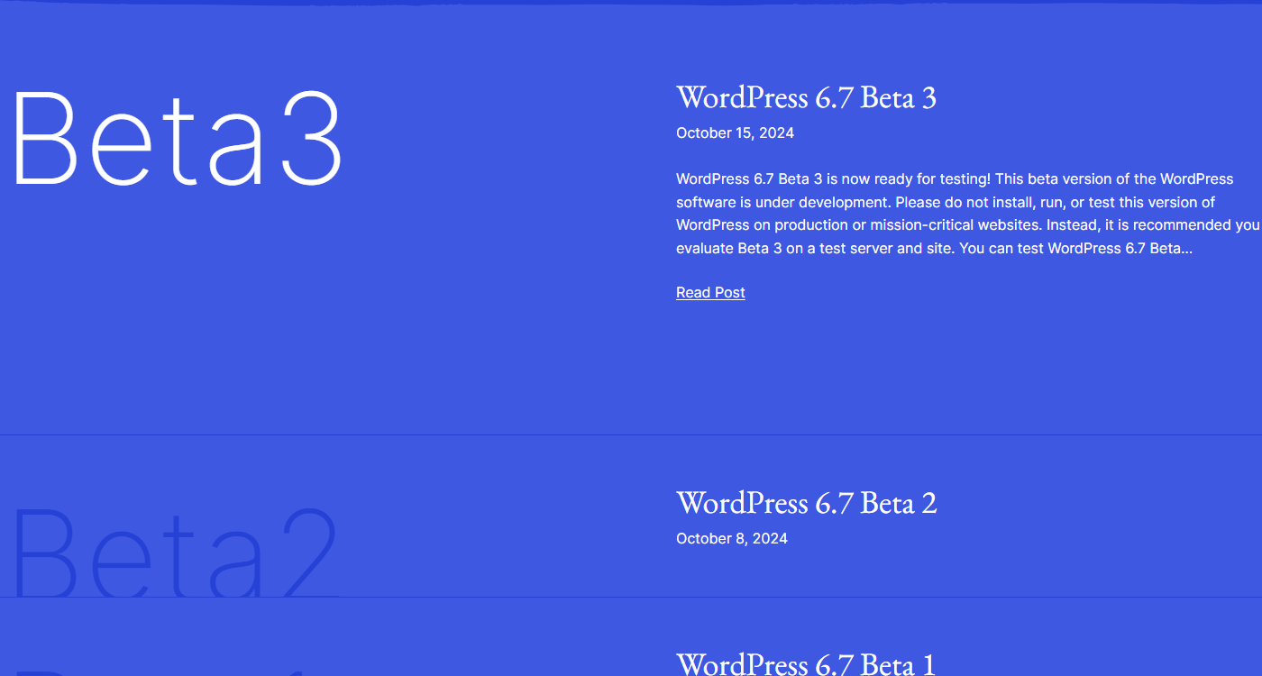 Latest WordPress version