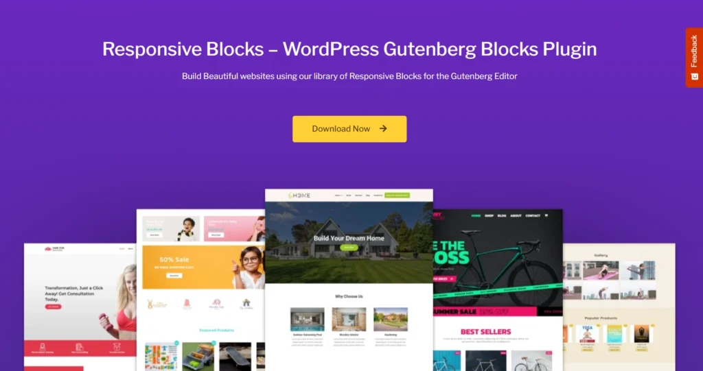 Responsive blocks plugin