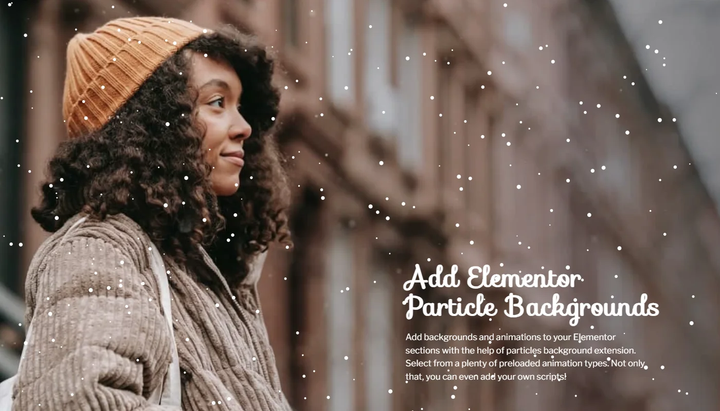 Particles background