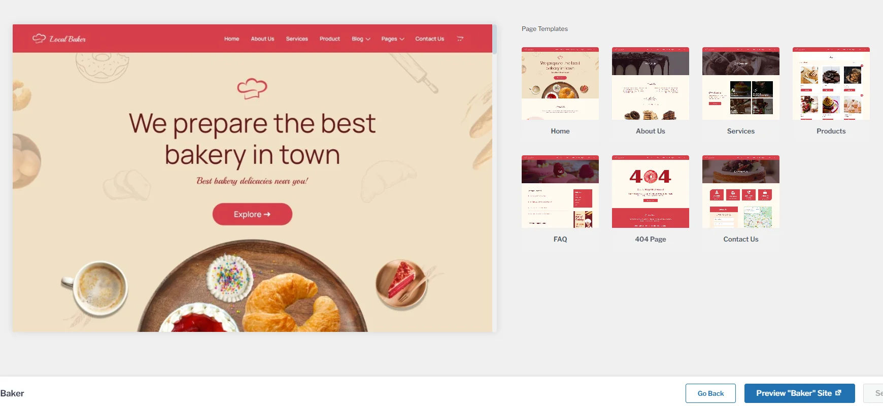Preview site feature of Responsive Plus