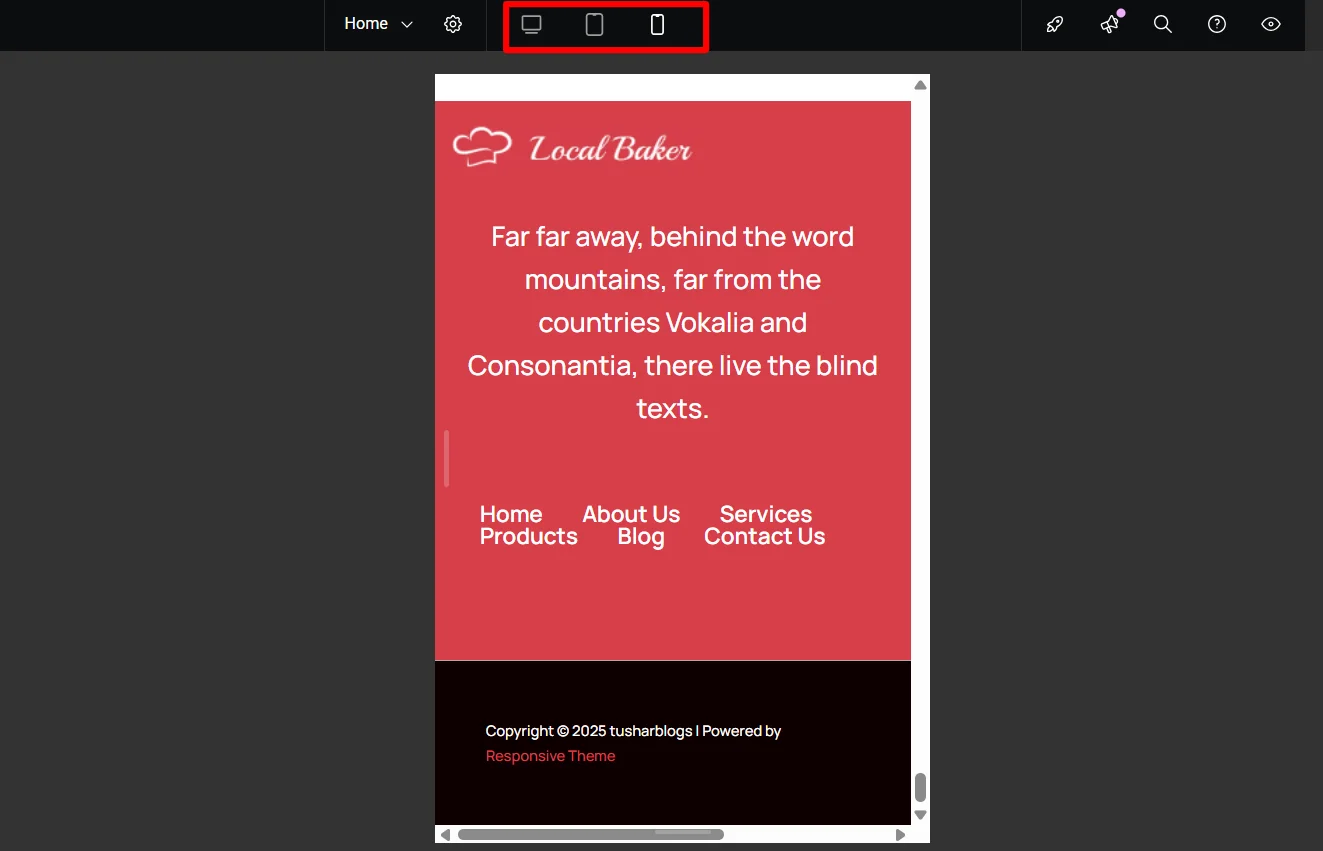Responsive Plus responsiveness