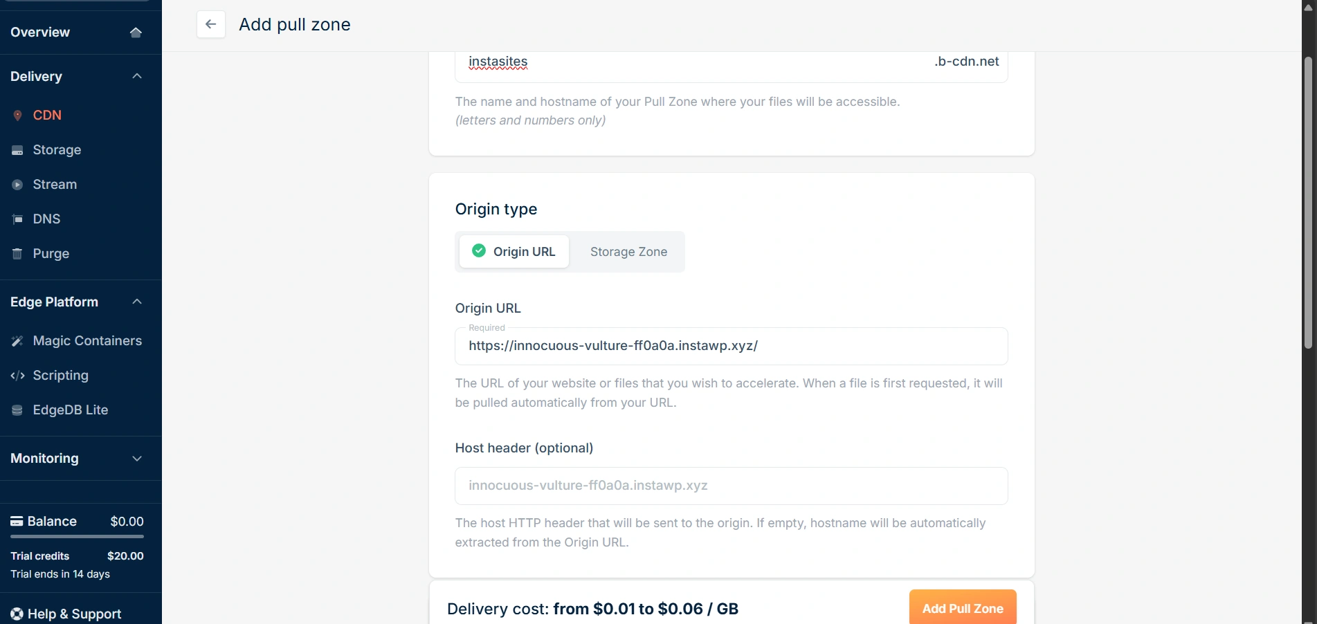 generate your custom CDN URL