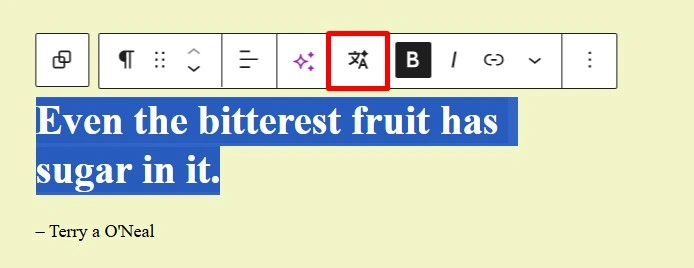 Inline and Selective Translation