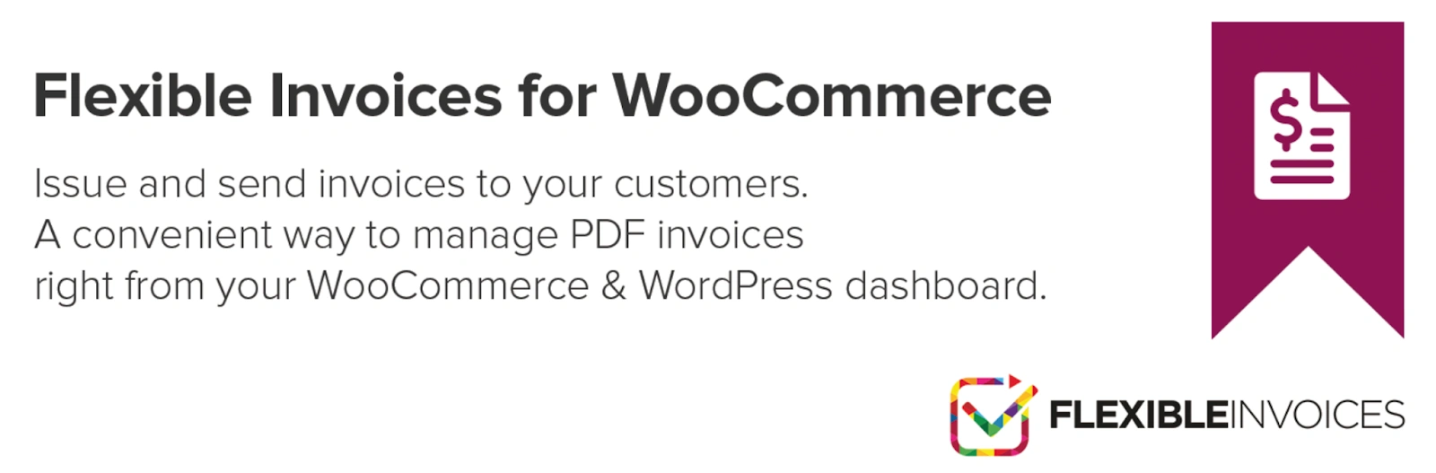 Flexible PDF Invoices for WooCommerce & WordPress